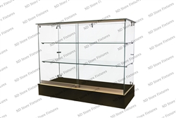 Elegant Frameless Glass Display Case with Locks - 20