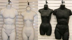 Male & Female Mannequin Dress Form Set